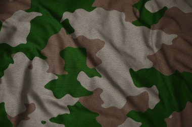 army camouflage jersy fabric texture