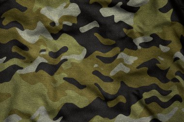 military camouflage jersey fabric texture