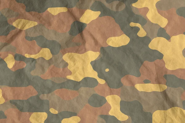 Yellow Camouflage Desert Canvas Texture — Stock fotografie