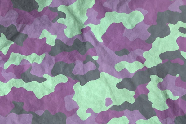 Purple Military Camouflage Fabric Texture — Stok fotoğraf