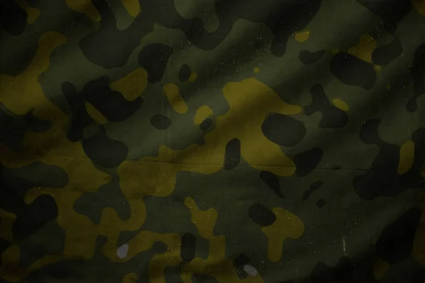 Moodland Forest Army Camouflage Tarp Canvas Texture — Foto Stock
