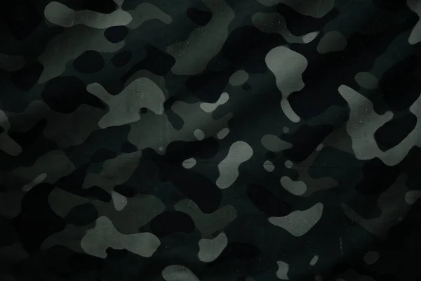 Blue Arctic Navy Camouflage Army Tarp Canvas Texture — ストック写真