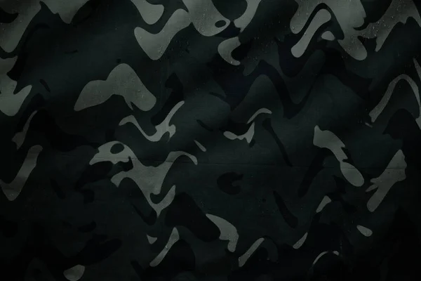 Blue Arctic Navy Camouflage Army Tarp Canvas Texture — Stok Foto