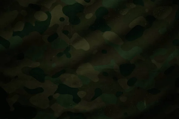 Moodland Forest Army Camouflage Tarp Canvas Texture — 스톡 사진