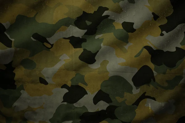 Moodland Forest Army Camouflage Tarp Canvas Texture — Zdjęcie stockowe