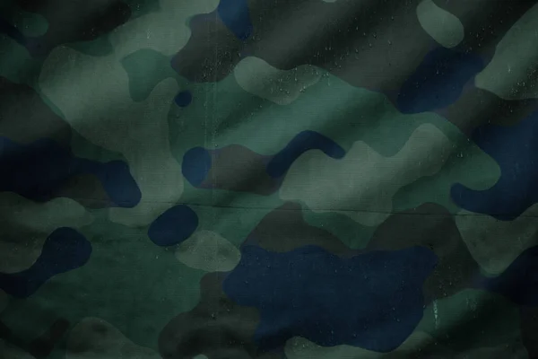 Blue Arctic Navy Camouflage Army Tarp Canvas Texture —  Fotos de Stock