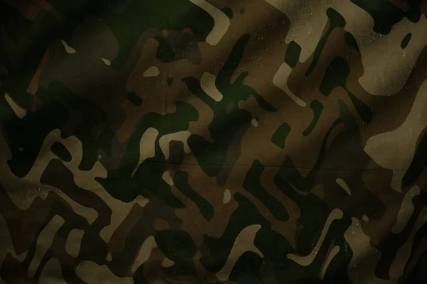 Moodland Forest Army Camouflage Tarp Canvas Texture —  Fotos de Stock