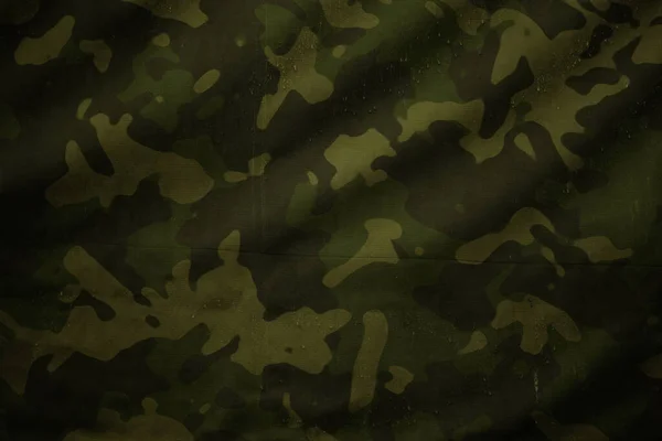 Moodland Forest Army Camouflage Tarp Canvas Texture — Stok fotoğraf