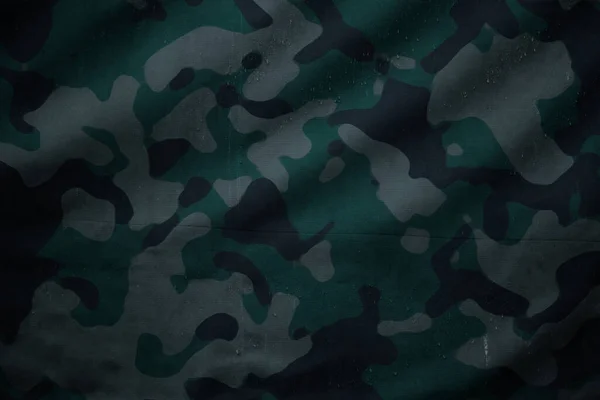 Blue Arctic Navy Camouflage Army Tarp Canvas Texture — ストック写真