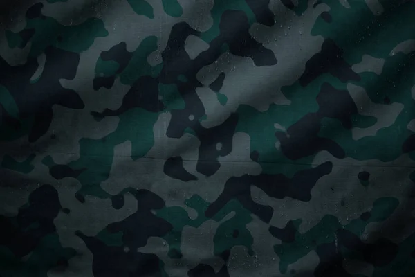 Blue Arctic Navy Camouflage Army Tarp Canvas Texture — Photo