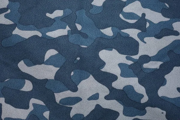 blue arctic navy camouflage fabric
