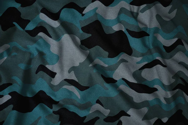 blue arctic navy military camouflage fabric texture
