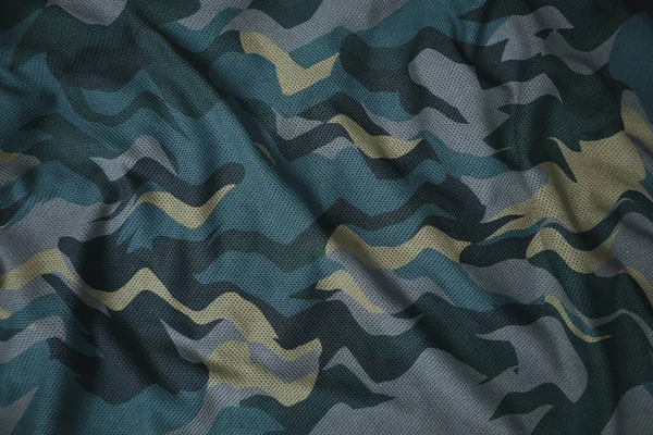 blue arctic navy military camouflage fabric texture