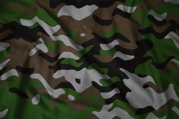 woodland army camouflage synthetic fabric texture