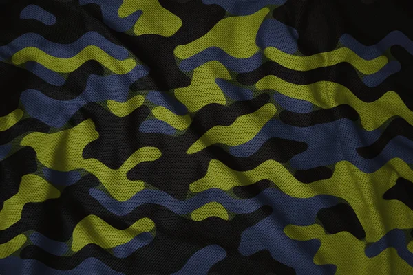 Army Colorful Camouflage Jersey Fabric Texture — ストック写真