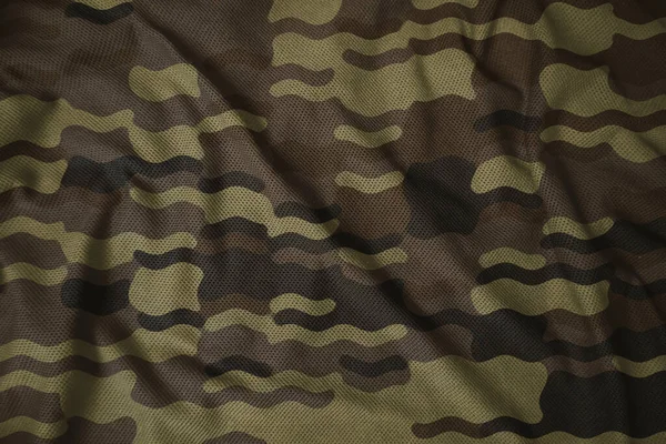 Army Colorful Camouflage Jersey Fabric Texture — 图库照片
