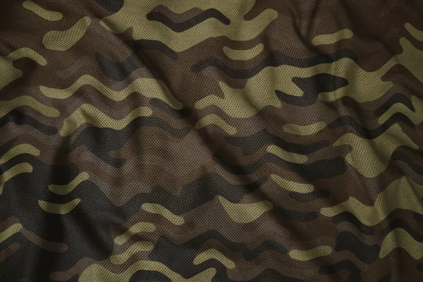 Army Colorful Camouflage Jersey Fabric Texture — Photo