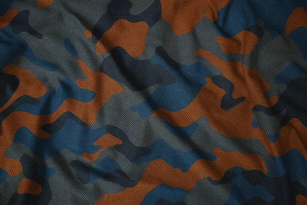 Colorful Jersey Camouflage Army Fabric Texture — Stock fotografie