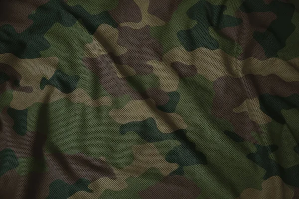 Colorful Jersey Camouflage Army Fabric Texture — Zdjęcie stockowe