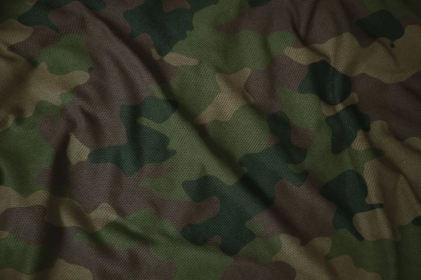 Colorful Jersey Camouflage Army Fabric Texture — Zdjęcie stockowe