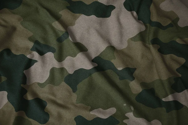 Армейский Камуфляж Джерси Текстура Ткани — стоковое фото