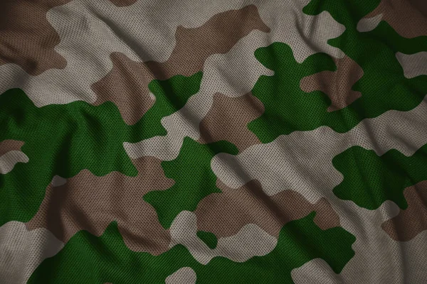 Army Camouflage Jersy Fabric Texture — Fotografia de Stock