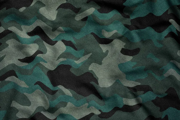 Military Camouflage Jersey Fabric Texture — ストック写真