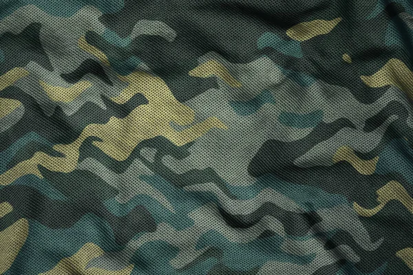 military camouflage jersey fabric texture