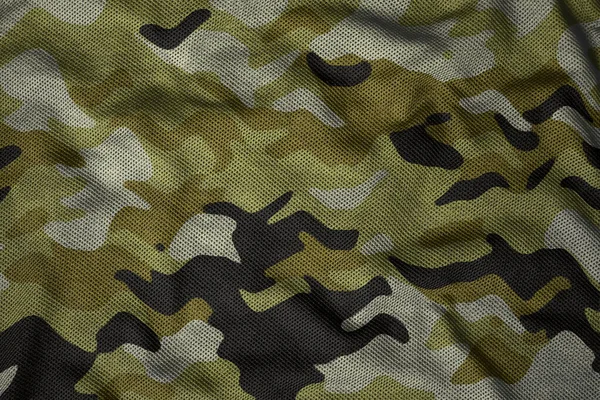 Army Jersey Camouflage Fabric Cloth Texture — 스톡 사진