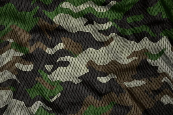 Army Jersey Camouflage Fabric Cloth Texture — ストック写真