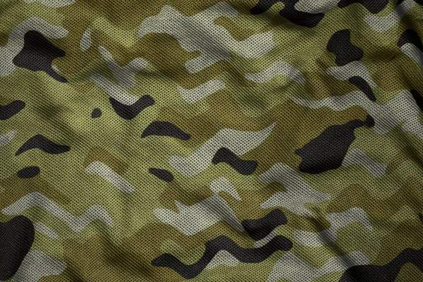 Army Jersey Camouflage Fabric Cloth Texture — Zdjęcie stockowe