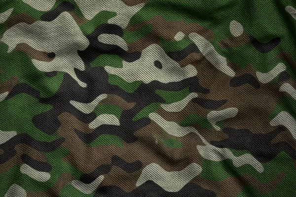 Army Jersey Camouflage Fabric Cloth Texture — Zdjęcie stockowe