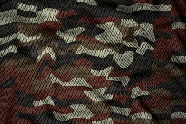 Army Jersey Camouflage Fabric Cloth Texture — Zdjęcie stockowe