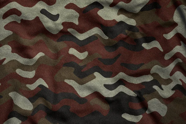 Камуфляжная Ткань Армейской Трикотажной Ткани — стоковое фото