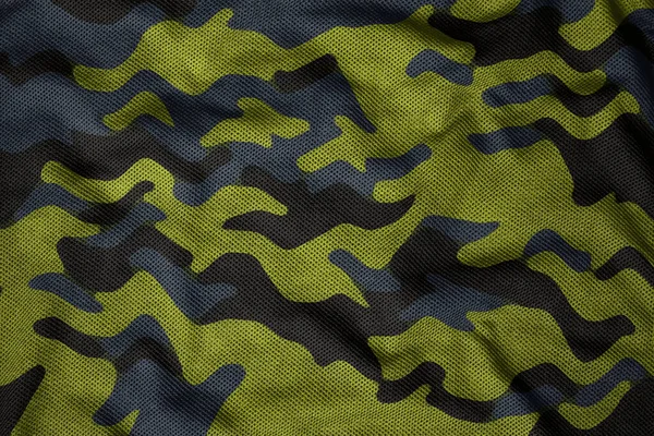 Army Synthetic Jersey Camouflage Fabric —  Fotos de Stock