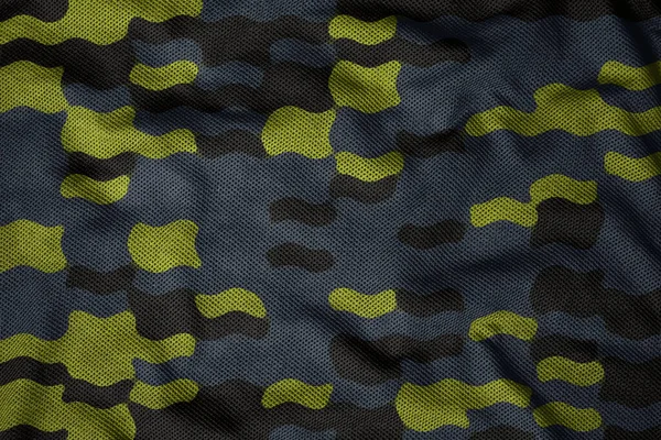 Army Synthetic Jersey Camouflage Fabric — Stok fotoğraf