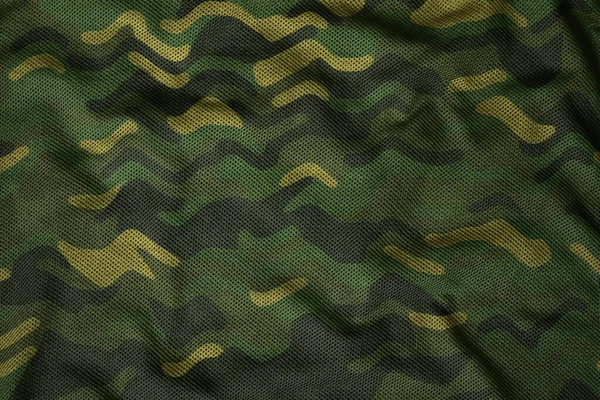 Army Synthetic Jersey Camouflage Fabric —  Fotos de Stock