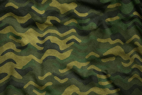 Army Synthetic Jersey Camouflage Fabric — Photo