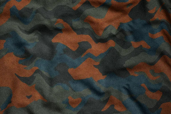 Army Camouflage Tarp Canvas Background — 图库照片