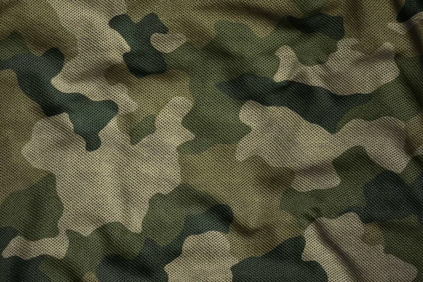 Army Camouflage Tarp Canvas Background — Photo