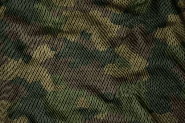 Army Camouflage Tarp Canvas Background — Foto Stock