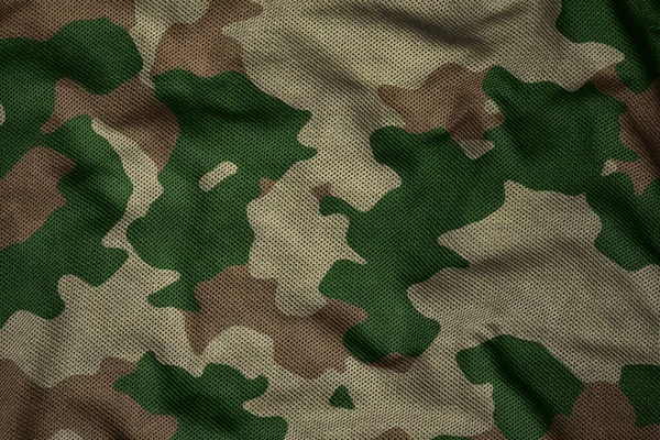 Army Camouflage Tarp Canvas Background — Stok Foto