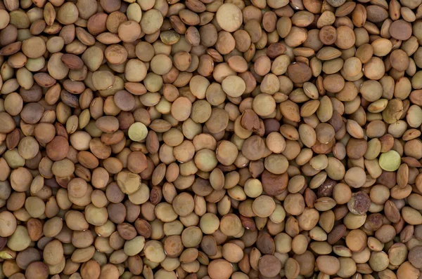 High angle full-frame photo of lentil grains making pattern for background, wallpaper