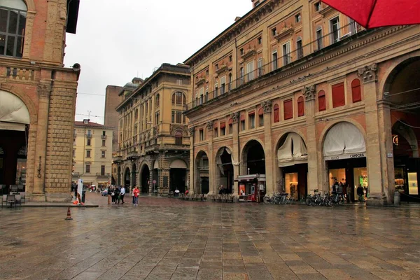 View Bologna Old City Ancient Building — Fotografia de Stock