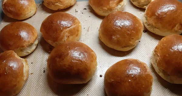 Hamburger çörekleri, fırında pişmiş çörekler.