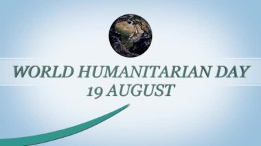 19 Ağustos insani yardım günü animasyon videosu