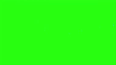 Yeşil ekran arka planında hareket bulanıklığı olan canlandırma hattı suyu