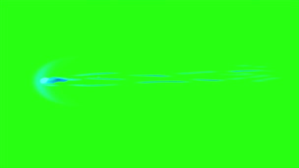 Energia Animacji Ruchomym Rozmyciem Zielonym Tle Ekranu — Wideo stockowe