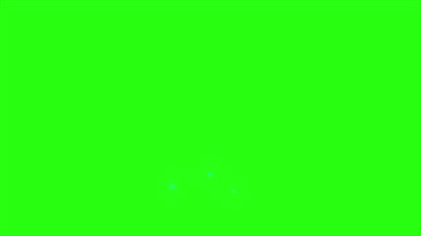 Animatie Elektrisch Groen Scherm Achtergrond — Stockvideo