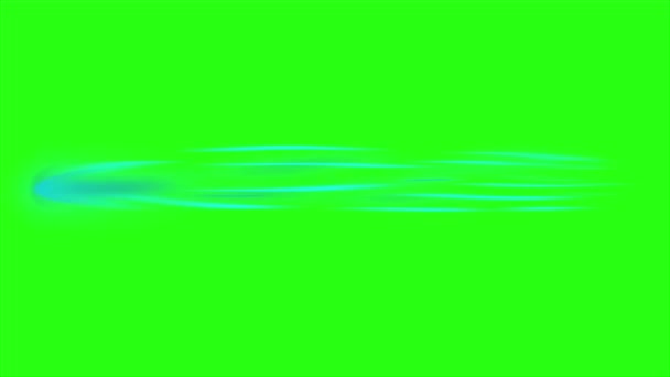 Energía Animación Con Desenfoque Movimiento Sobre Fondo Pantalla Verde — Vídeos de Stock